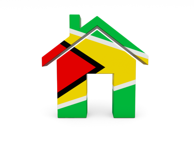 Home icon. Download flag icon of Guyana at PNG format