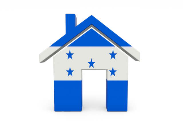 Иконка-домик. Скачать флаг. Гондурас