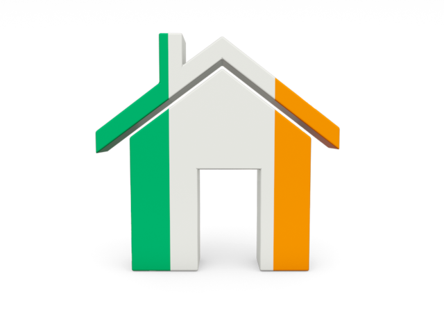Home icon. Download flag icon of Ireland at PNG format