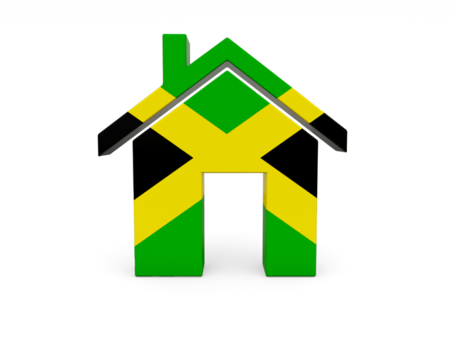 Иконка-домик. Скачать флаг. Ямайка