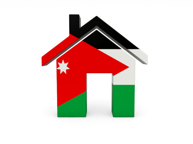 Home icon. Download flag icon of Jordan at PNG format
