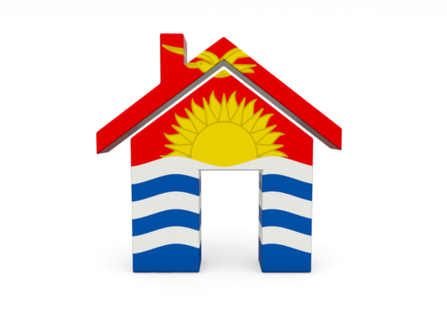 Иконка-домик. Скачать флаг. Кирибати