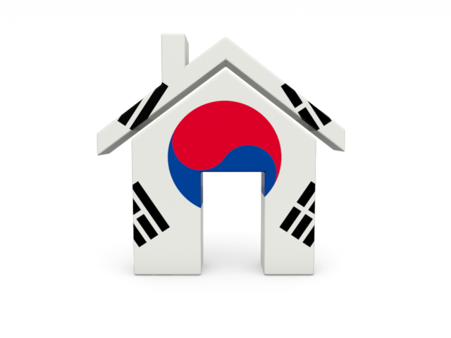 Иконка-домик. Скачать флаг. Южная Корея