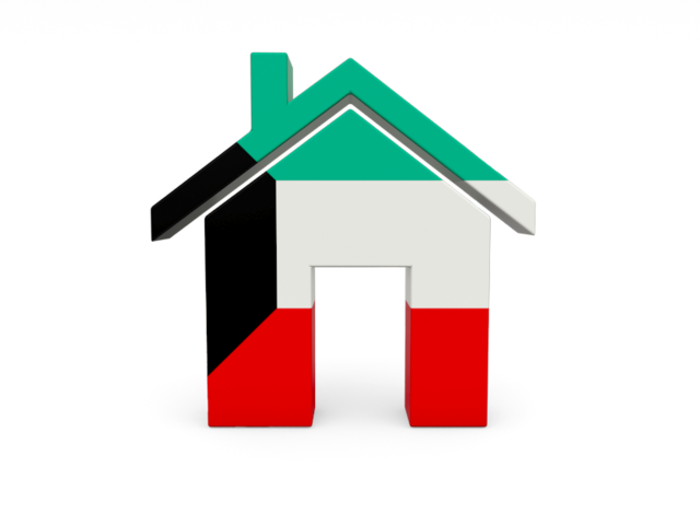 Home icon. Download flag icon of Kuwait at PNG format