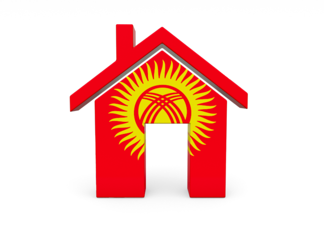 Home icon. Download flag icon of Kyrgyzstan at PNG format