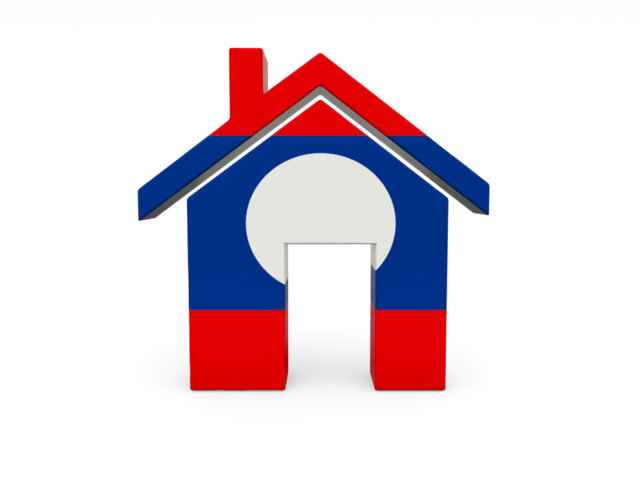 Home icon. Download flag icon of Laos at PNG format