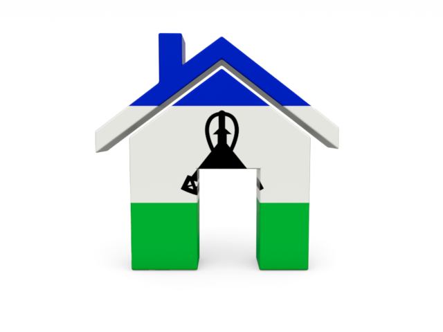 Home icon. Download flag icon of Lesotho at PNG format