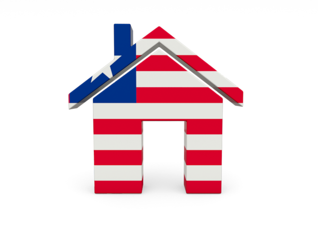 Home icon. Download flag icon of Liberia at PNG format