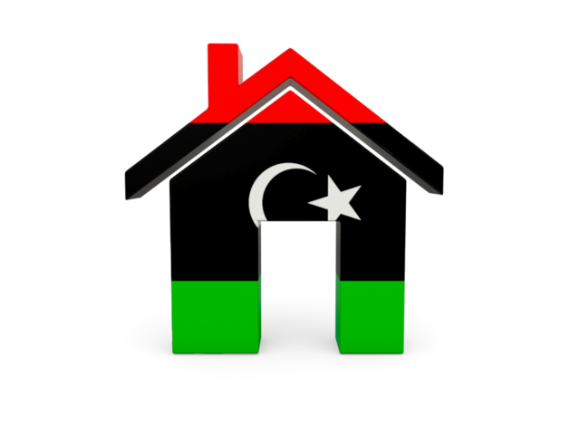 Иконка-домик. Скачать флаг. Ливия