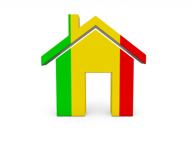 Home icon. Download flag icon of Mali at PNG format