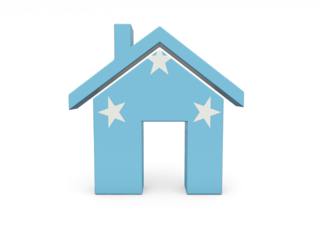 Home icon. Download flag icon of Micronesia at PNG format