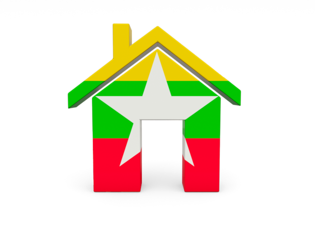 Home icon. Download flag icon of Myanmar at PNG format