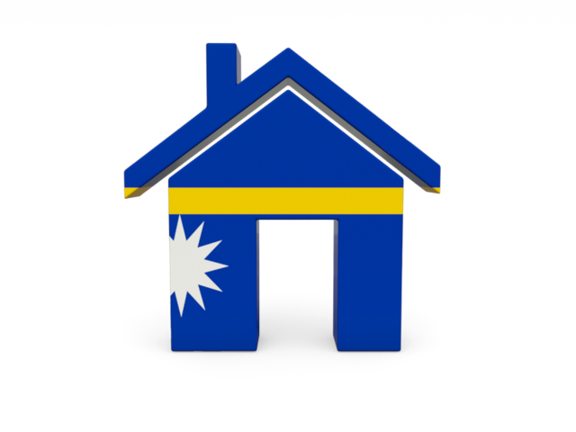 Home icon. Download flag icon of Nauru at PNG format