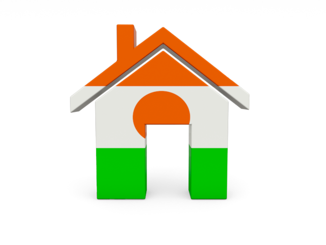 Home icon. Download flag icon of Niger at PNG format