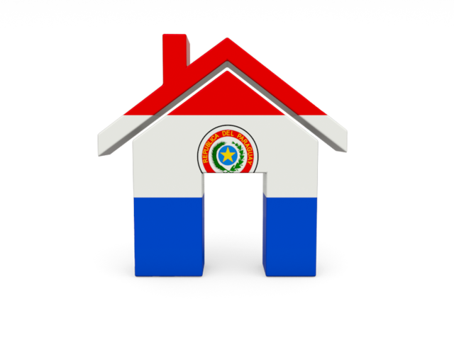 Home icon. Download flag icon of Paraguay at PNG format