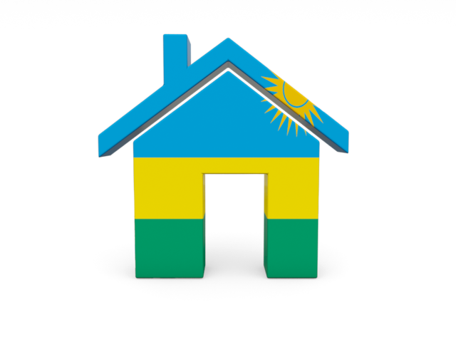 Иконка-домик. Скачать флаг. Руанда