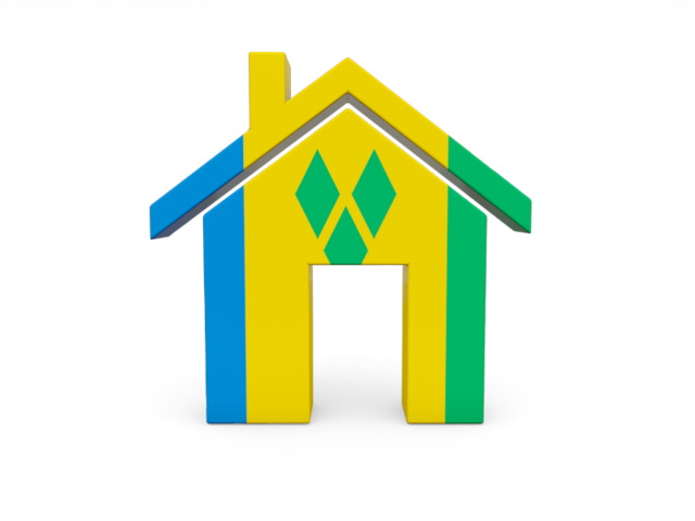 Home icon. Download flag icon of Saint Vincent and the Grenadines at PNG format