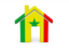 Senegal. Home icon. Download icon.