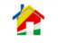 Seychelles. Home icon. Download icon.