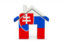Slovakia. Home icon. Download icon.