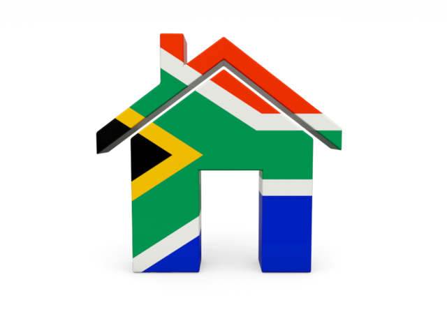 Иконка-домик. Скачать флаг. ЮАР