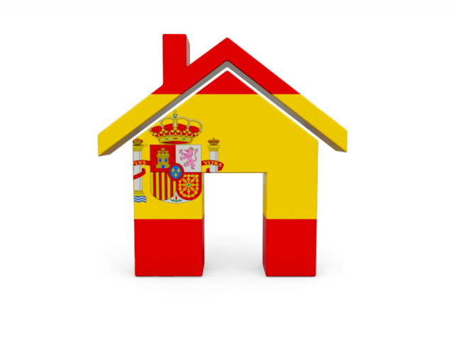 Иконка-домик. Скачать флаг. Испания