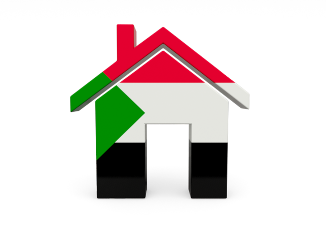 Home icon. Download flag icon of Sudan at PNG format