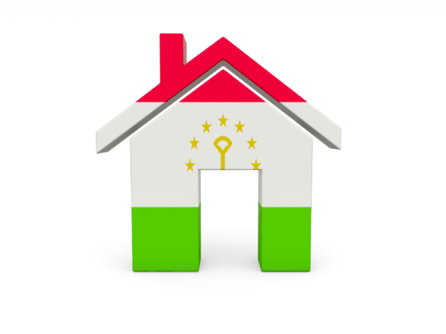 Иконка-домик. Скачать флаг. Таджикистан