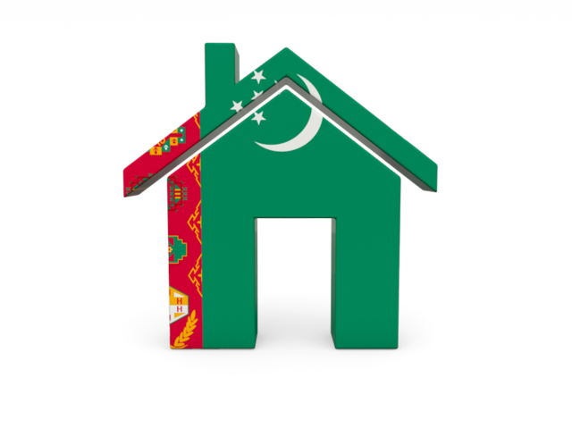 Home icon. Download flag icon of Turkmenistan at PNG format