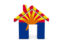 Flag of state of Arizona. Home icon. Download icon