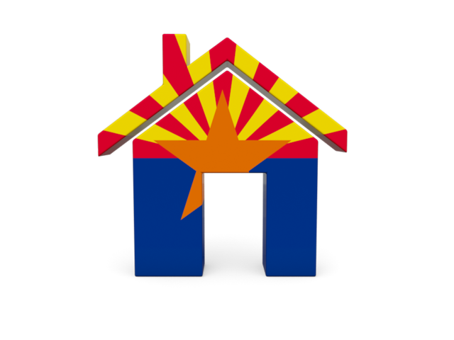 Иконка-домик. Загрузить иконку флага штата Аризона