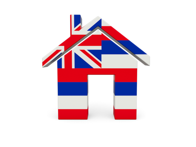 Иконка-домик. Загрузить иконку флага штата Гавайи