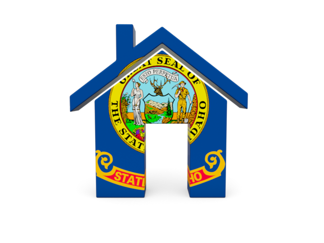 Home icon. Download flag icon of Idaho