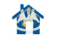 Flag of state of Louisiana. Home icon. Download icon
