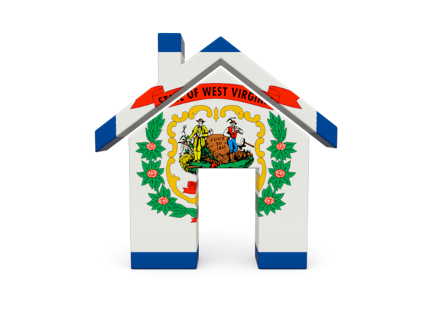 Home icon. Download flag icon of West Virginia