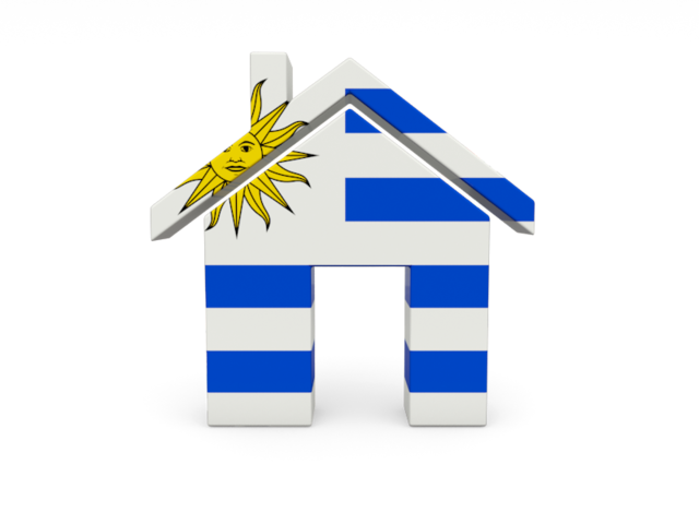 Иконка-домик. Скачать флаг. Уругвай
