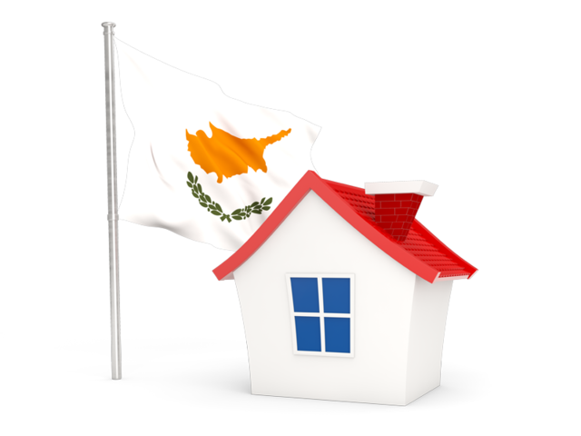 House with flag. Download flag icon of Cyprus at PNG format