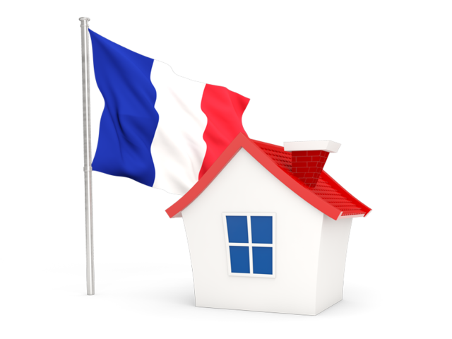 House with flag. Download flag icon of Mayotte at PNG format