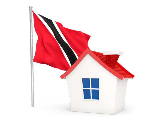 Домик с флагом. Скачать флаг. Тринидад и Тобаго