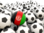 Afghanistan. Lots of footballs. Download icon.