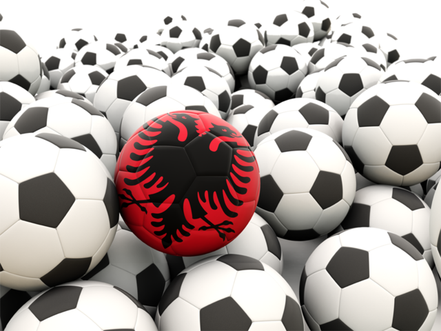 Lots of footballs. Download flag icon of Albania at PNG format