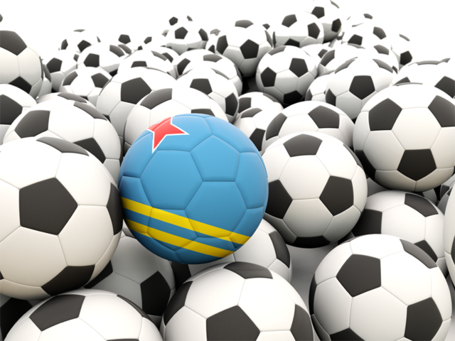 Lots of footballs. Download flag icon of Aruba at PNG format