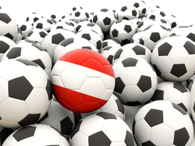 Lots of footballs. Download flag icon of Austria at PNG format