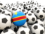 Democratic Republic of the Congo. Lots of footballs. Download icon.