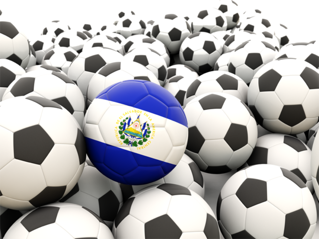 Lots of footballs. Download flag icon of El Salvador at PNG format
