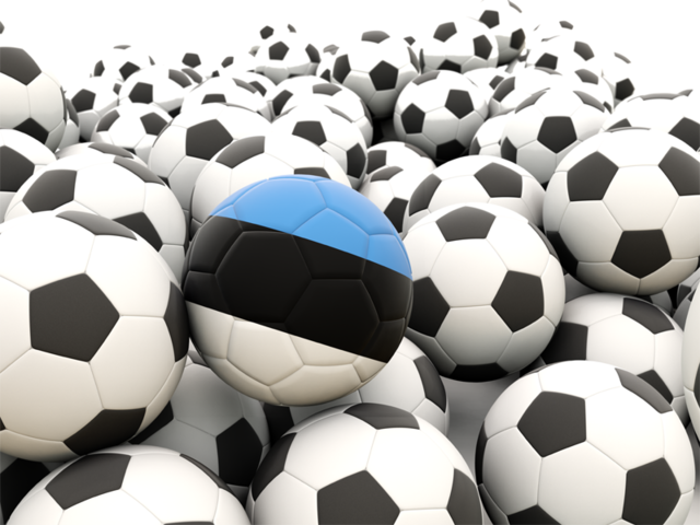 Lots of footballs. Download flag icon of Estonia at PNG format