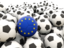 European Union. Lots of footballs. Download icon.