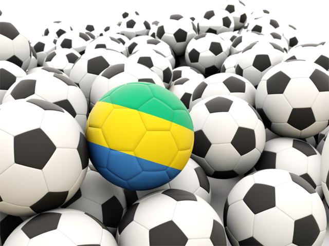 Lots of footballs. Download flag icon of Gabon at PNG format