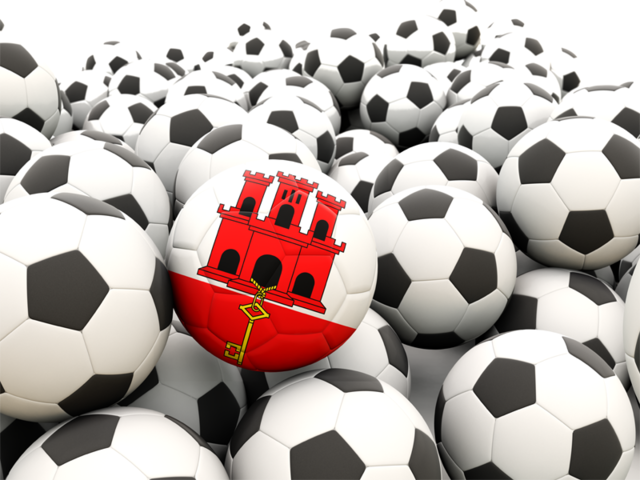 Lots of footballs. Download flag icon of Gibraltar at PNG format