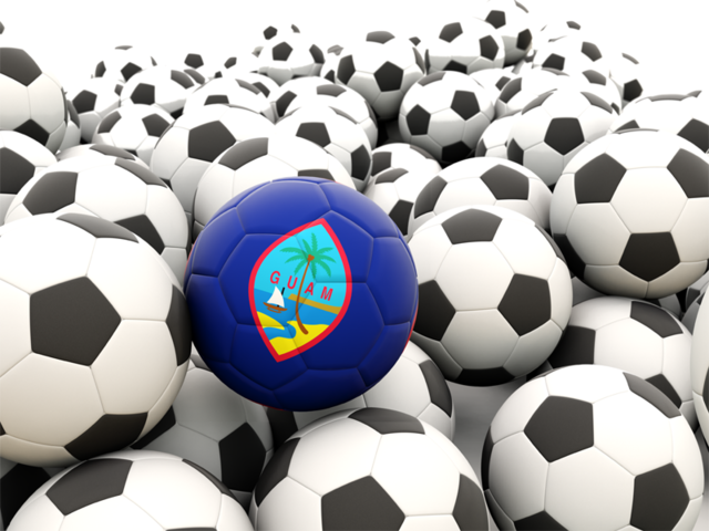 Lots of footballs. Download flag icon of Guam at PNG format